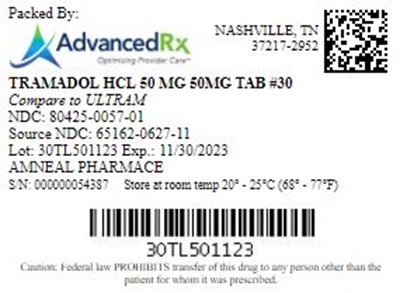 Tramadol HCl 50mg Tab Qty 30 Ndc 80425 0057